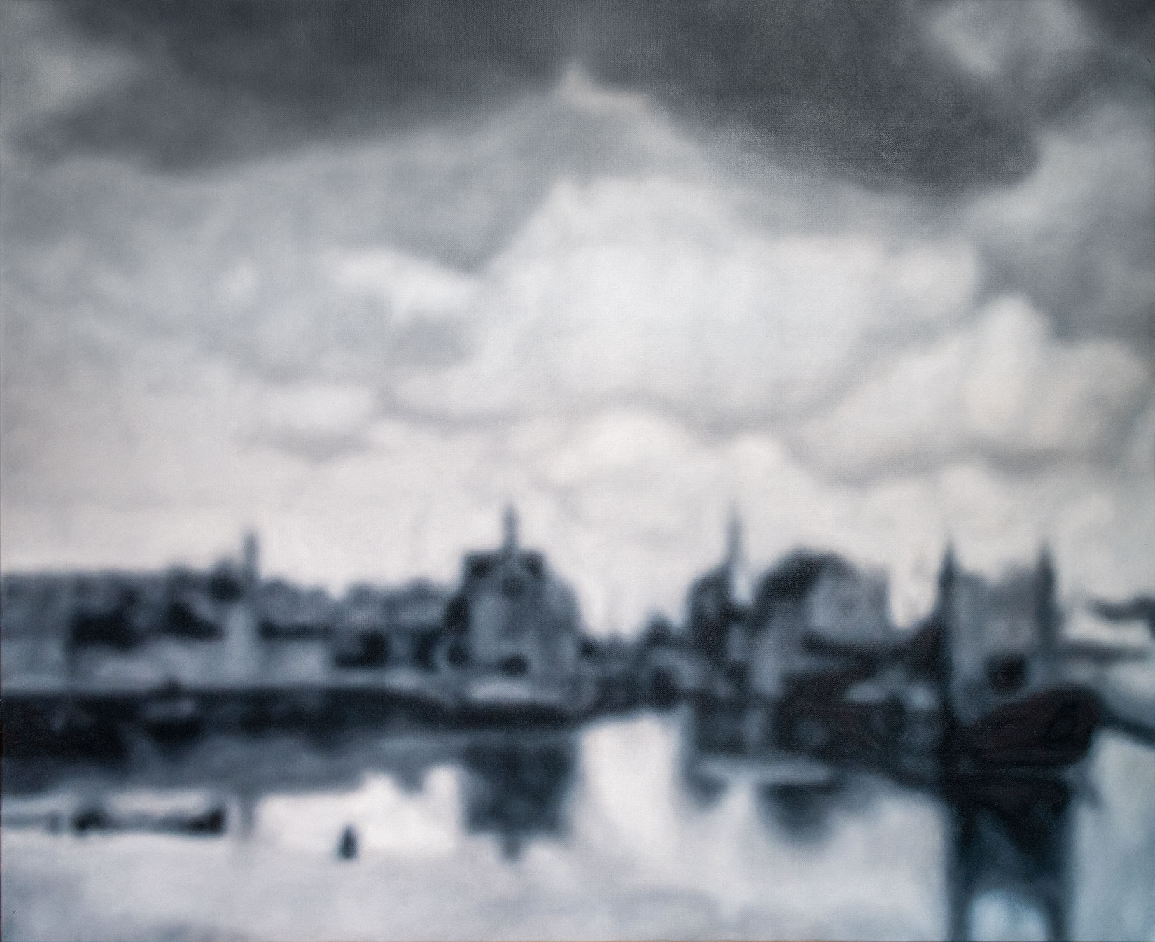 Vermeers Ansicht auf Delft in einer Neuinterpretation
